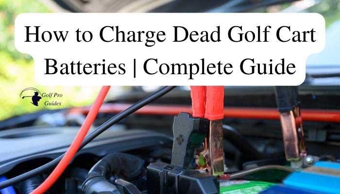 How to Charge Dead Golf Cart Batteries