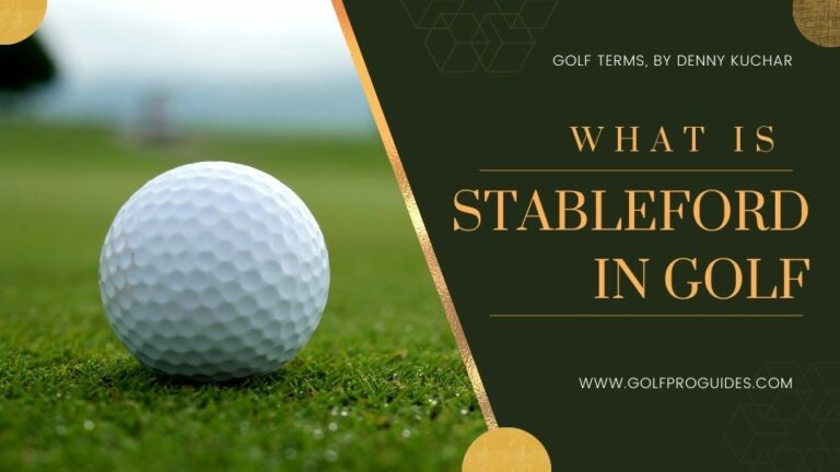 What is Stableford in Golf