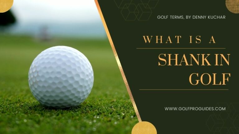 What is a shank in golf