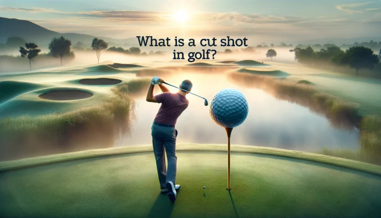 What is a Cut Shot in Golf