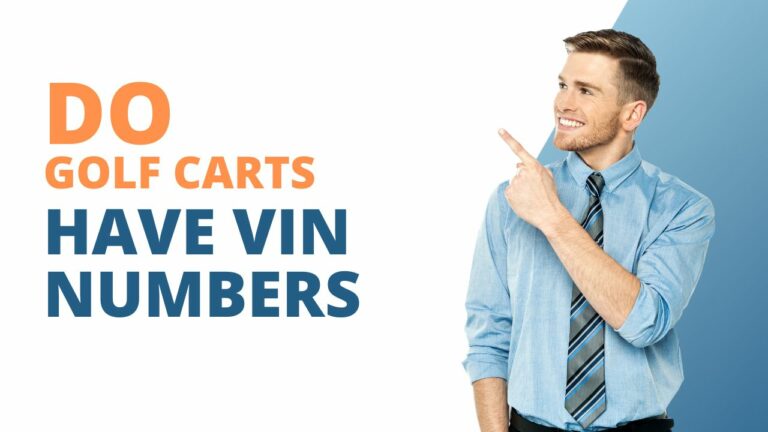 do golf carts have vin numbers
