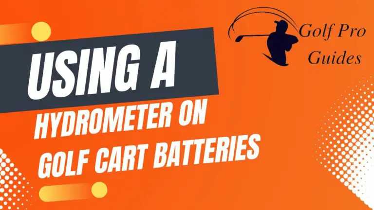 Using a Hydrometer on Golf Cart Batteries